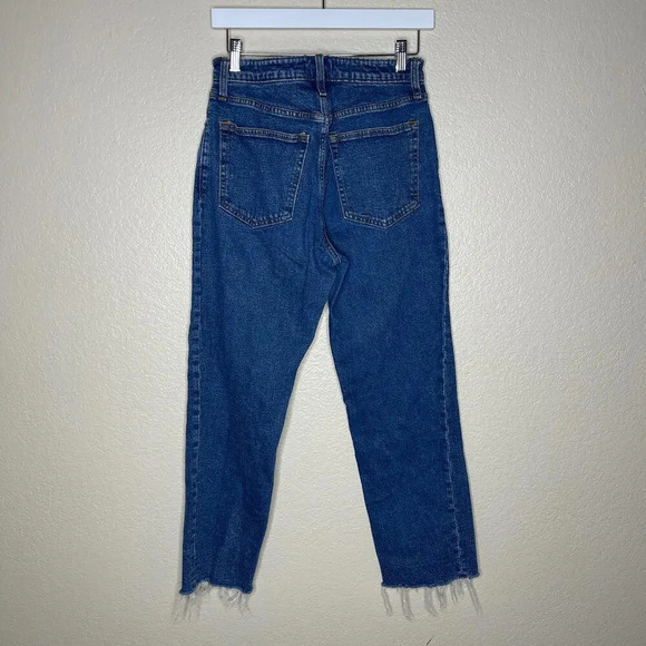 Abercrombie & Fitch Zoe Natural Rise Ankle Straight Jeans 29/8 - Picture 4 of 5